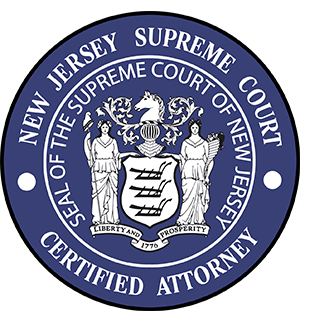 New Jersey Supreme Court Certified Attorney seal