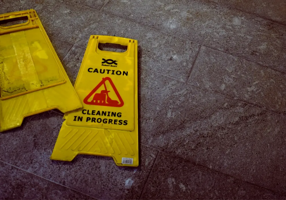 Slip and Fall Sign