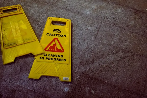 Slip and Fall Sign