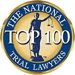 The national top 100 trial lawyers logo