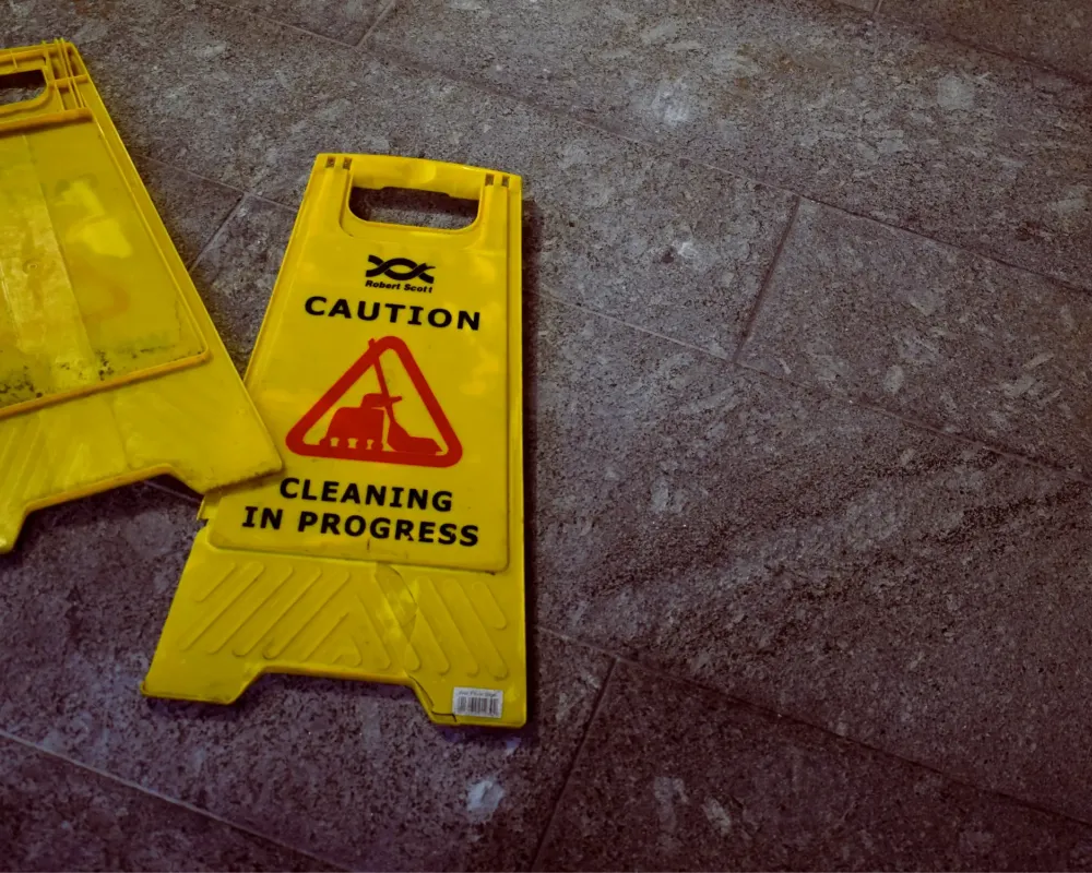 Slip and Fall Sign